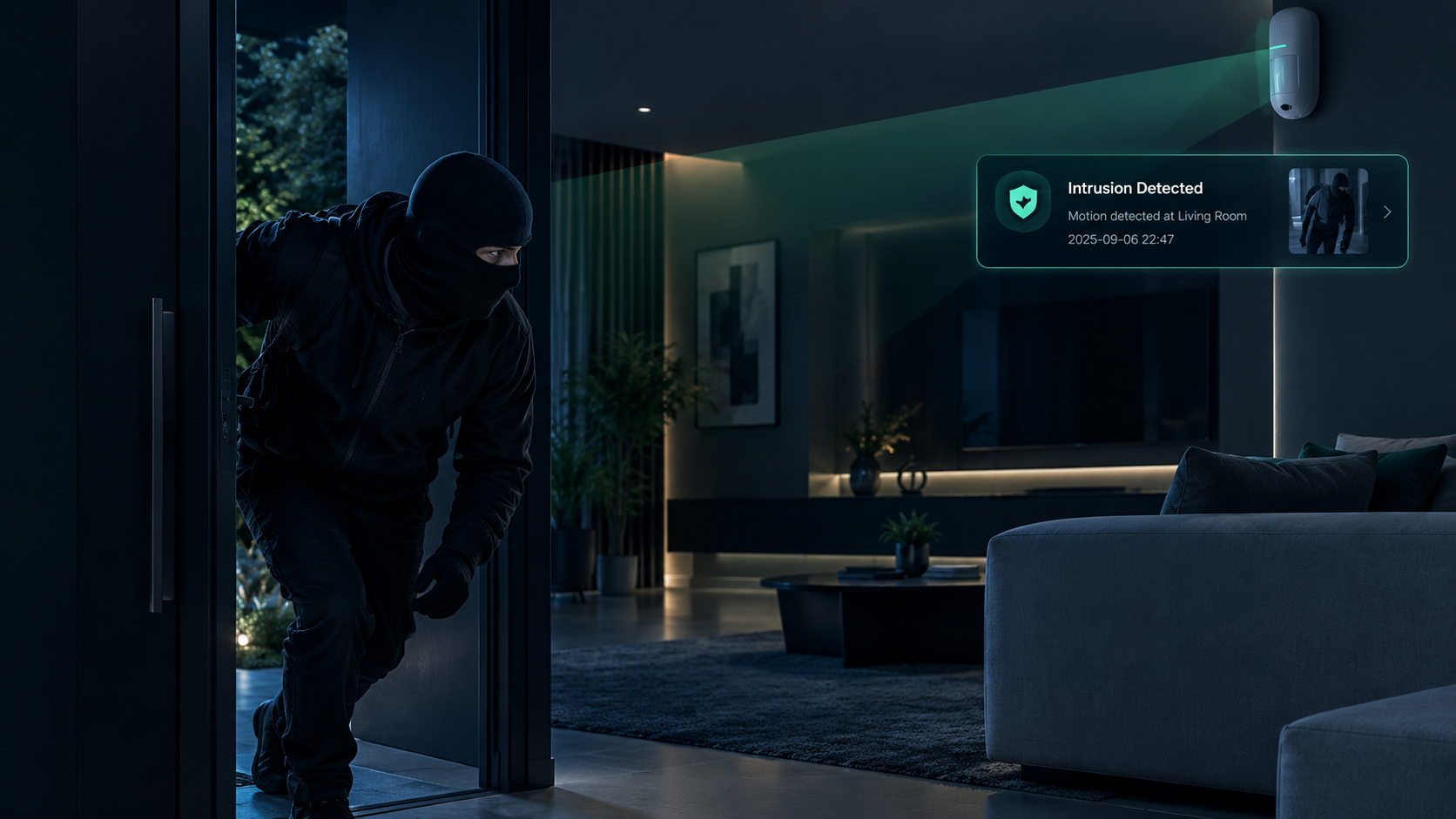 Perimeter intrusion detection sensor